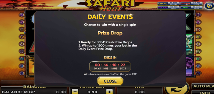 Safari Heat is an exciting online slot game that immerses players in the vibrant world of the African savanna.