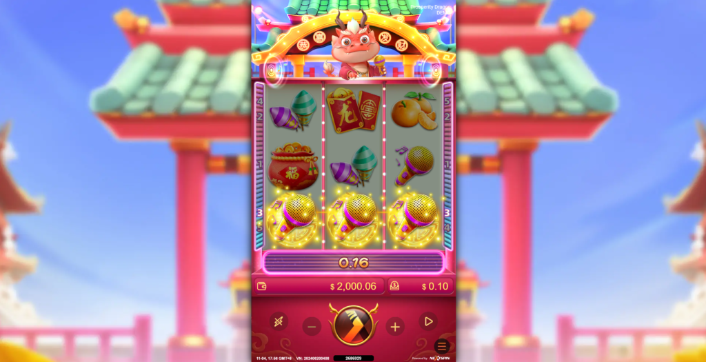 Prosperity Dragon game on Play88 online casino, optimized for mobile and desktop platforms.